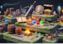 model stylized low poly environments and props for games